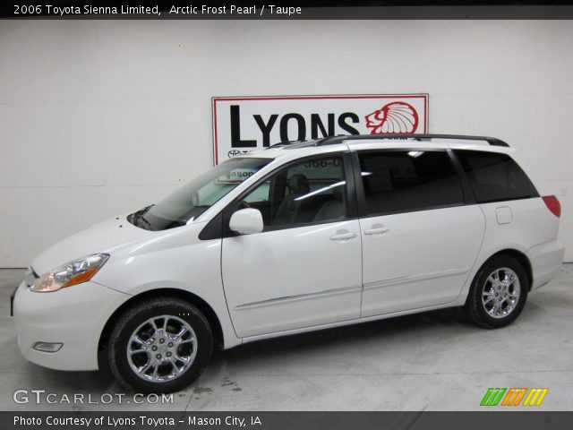 2006 Toyota Sienna Limited in Arctic Frost Pearl