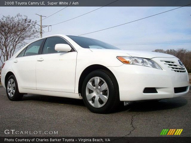 2008 Toyota Camry LE in Super White