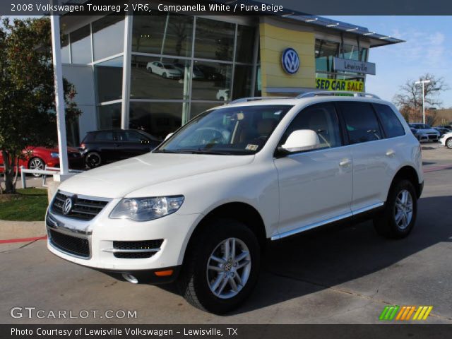 2008 Volkswagen Touareg 2 VR6 in Campanella White