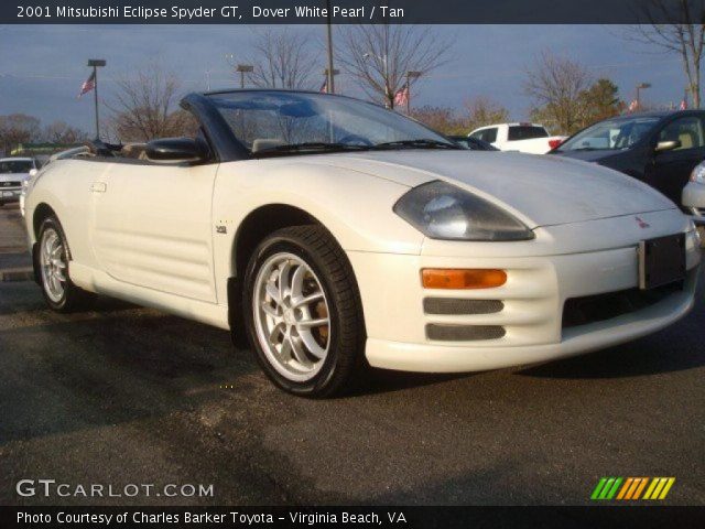 2001 Mitsubishi Eclipse Spyder GT in Dover White Pearl