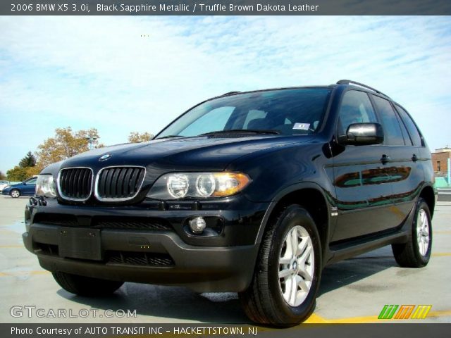 2006 BMW X5 3.0i in Black Sapphire Metallic