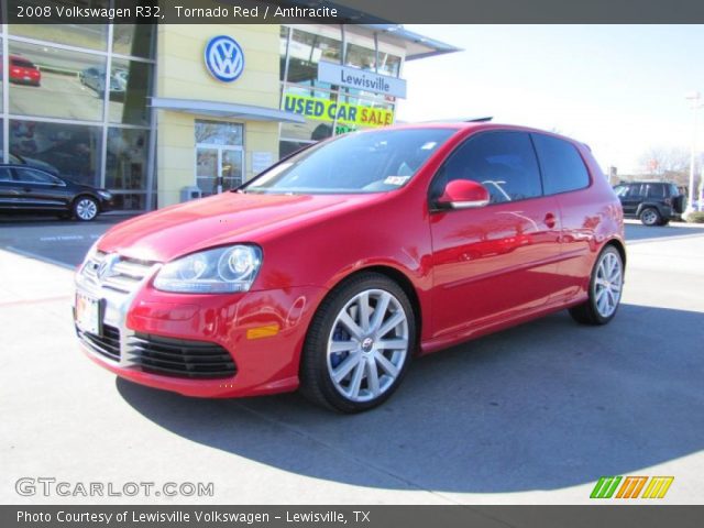 2008 Volkswagen R32  in Tornado Red