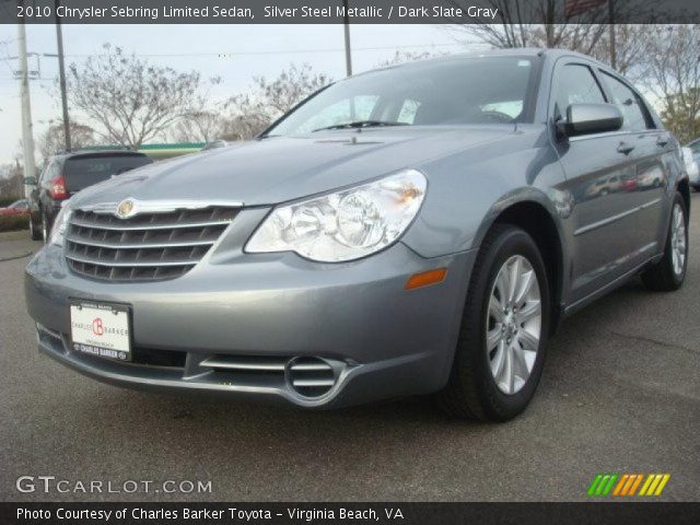 2010 Chrysler Sebring Limited Sedan in Silver Steel Metallic
