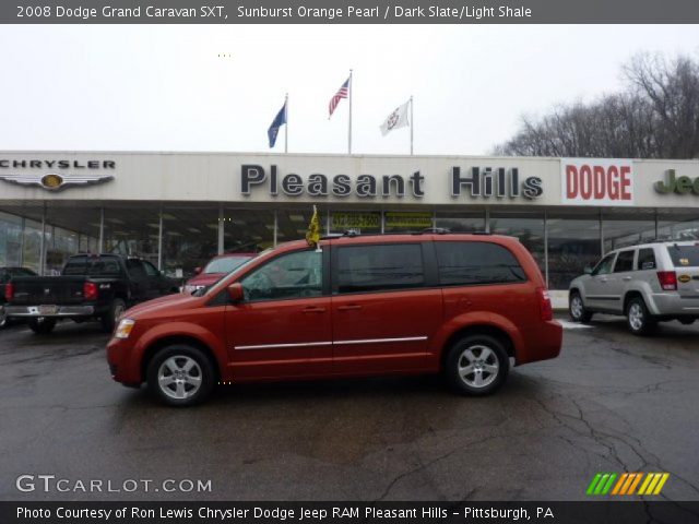 2008 Dodge Grand Caravan SXT in Sunburst Orange Pearl