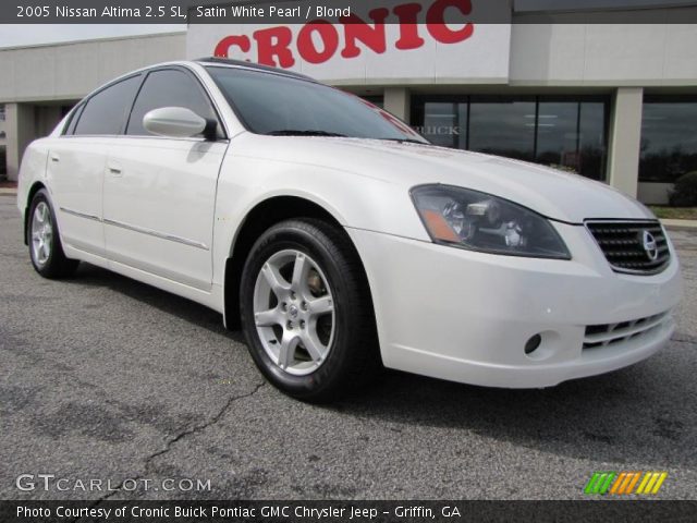 2005 Nissan altima sl white #7