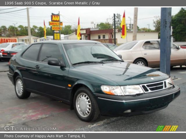1996 Saab 900 S Coupe in Scarabe Green Metallic