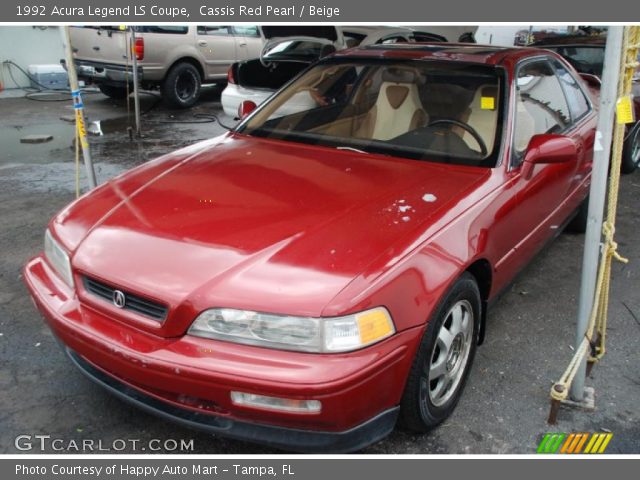 1992 Acura Legend LS Coupe in Cassis Red Pearl