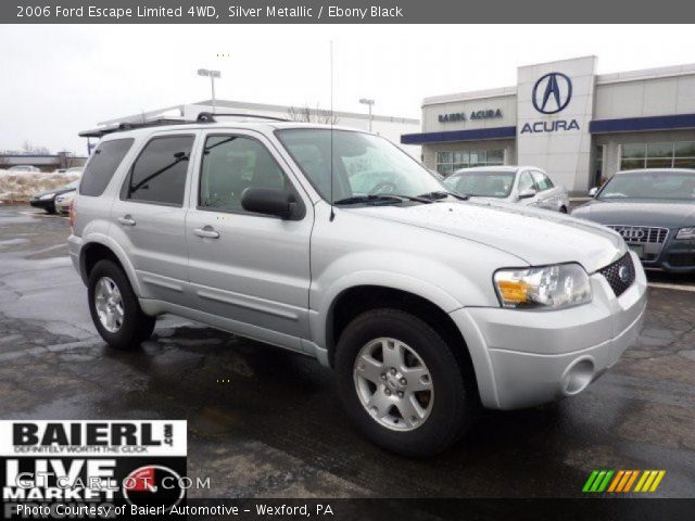 2006 Ford Escape Limited 4WD in Silver Metallic