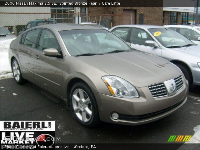 2006 Nissan Maxima 3.5 SE in Spirited Bronze Pearl
