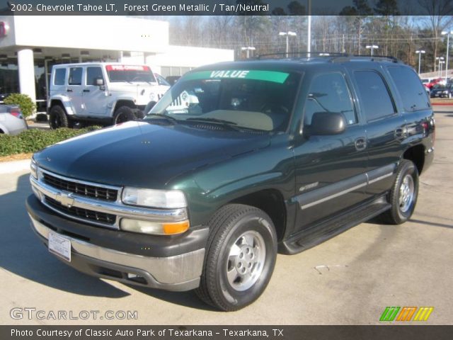 2002 Chevrolet Tahoe LT in Forest Green Metallic