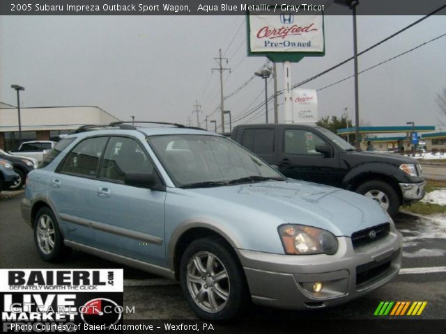 2005 Subaru Impreza Outback Sport Wagon in Aqua Blue Metallic