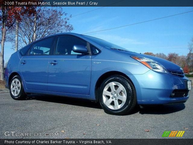 2008 Toyota Prius Hybrid in Seaside Blue Pearl