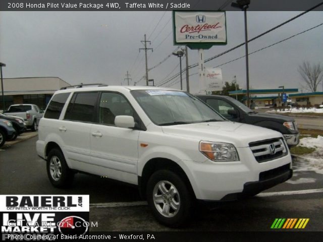 2008 Honda Pilot Value Package 4WD in Taffeta White