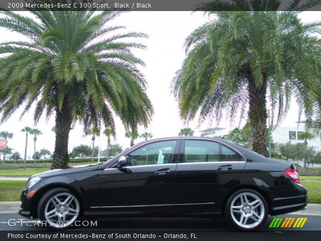 2009 Mercedes-Benz C 300 Sport in Black