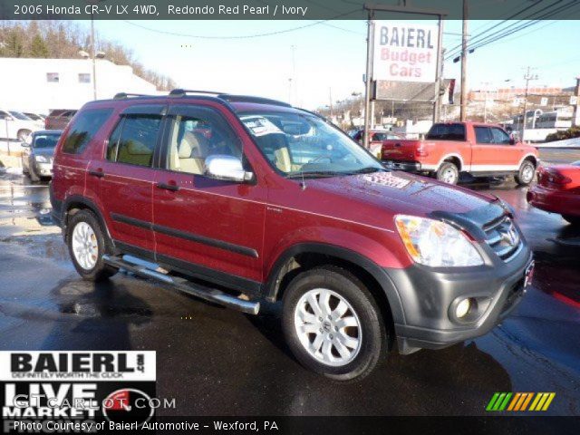 2006 Honda CR-V LX 4WD in Redondo Red Pearl