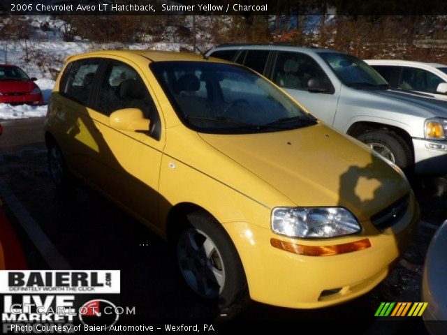 2006 Chevrolet Aveo LT Hatchback in Summer Yellow
