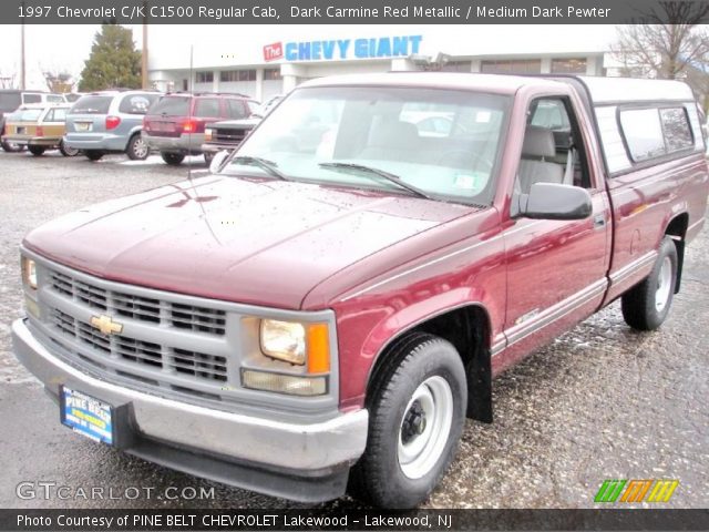 1997 Chevrolet C/K C1500 Regular Cab in Dark Carmine Red Metallic