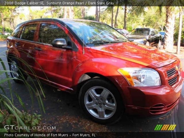 2008 Dodge Caliber SE in Sunburst Orange Pearl