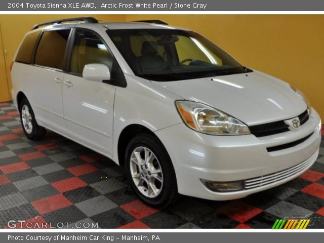 2004 Toyota Sienna XLE AWD in Arctic Frost White Pearl
