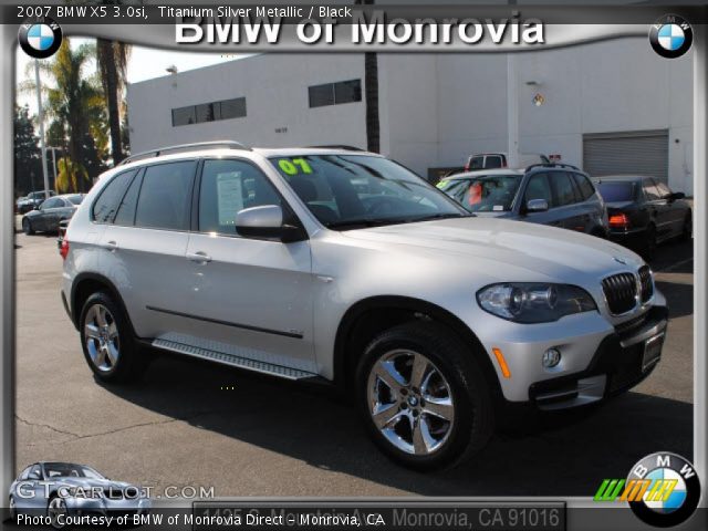 2007 BMW X5 3.0si in Titanium Silver Metallic