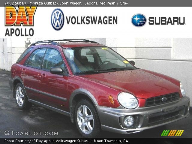 2002 Subaru Impreza Outback Sport Wagon in Sedona Red Pearl