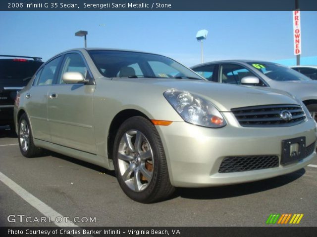 2006 Infiniti G 35 Sedan in Serengeti Sand Metallic