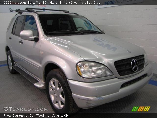 1999 Mercedes-Benz ML 430 4Matic in Brilliant Silver Metallic