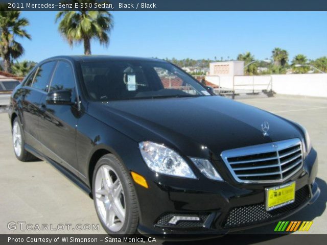 2011 Mercedes-Benz E 350 Sedan in Black