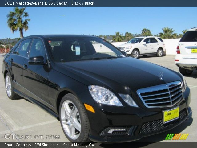 2011 Mercedes-Benz E 350 Sedan in Black