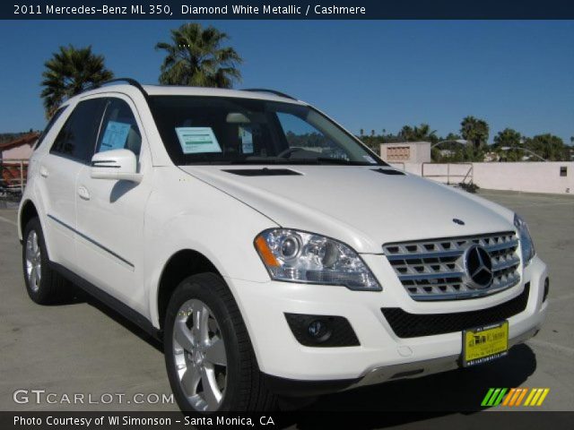 2011 Mercedes-Benz ML 350 in Diamond White Metallic