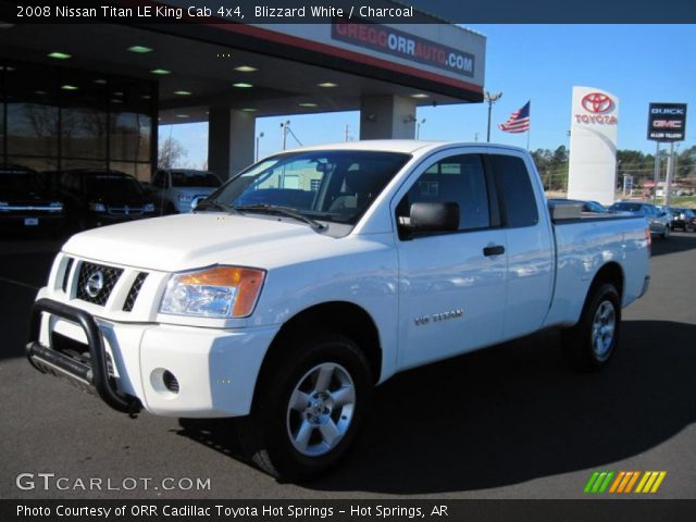 2008 Nissan Titan LE King Cab 4x4 in Blizzard White