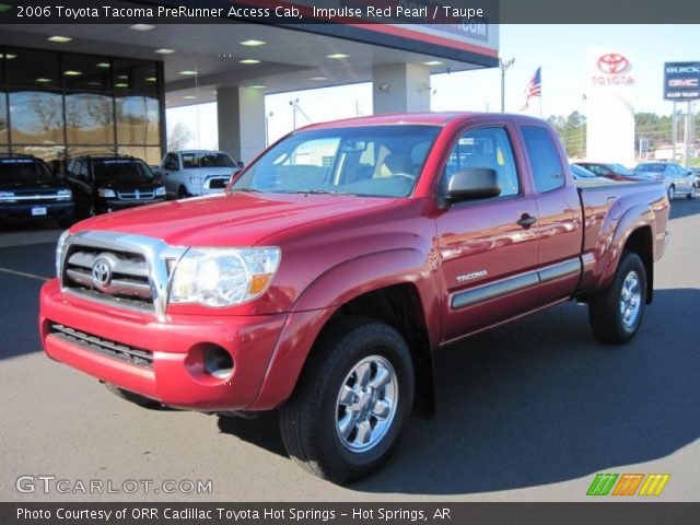 2006 Toyota Tacoma PreRunner Access Cab in Impulse Red Pearl