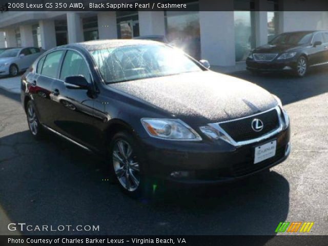 2008 Lexus GS 350 AWD in Black Sapphire Pearl