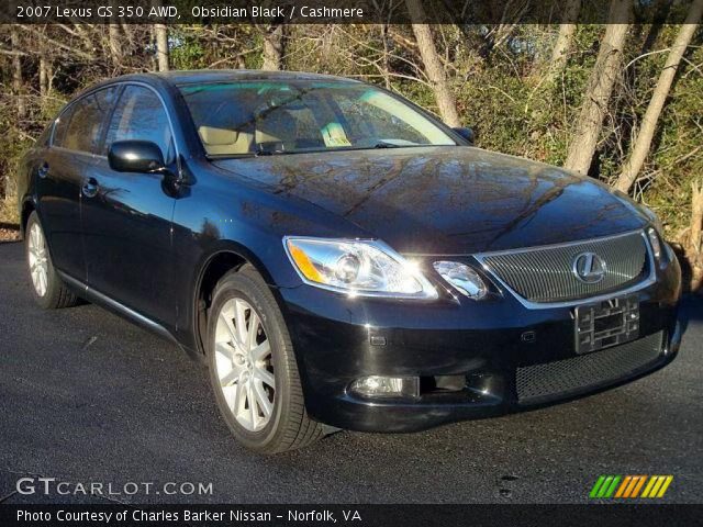 2007 Lexus GS 350 AWD in Obsidian Black