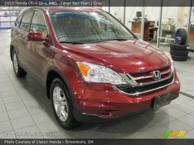 2010 Honda CR-V EX-L AWD in Tango Red Pearl