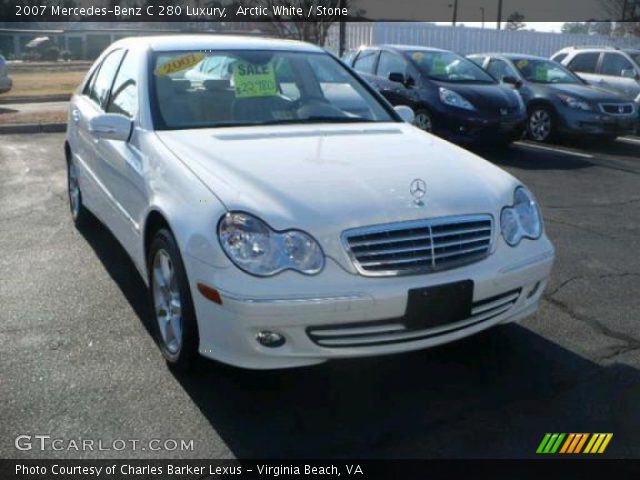 2007 Mercedes-Benz C 280 Luxury in Arctic White