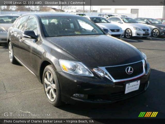 2008 Lexus GS 350 AWD in Obsidian Black