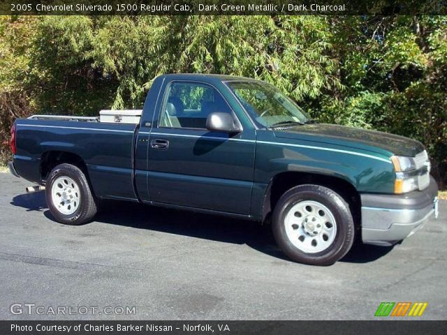 2005 Chevrolet Silverado 1500 Regular Cab in Dark Green Metallic