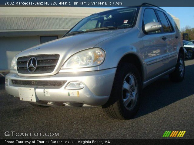 2002 Mercedes-Benz ML 320 4Matic in Brilliant Silver Metallic