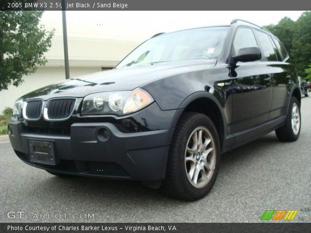 2005 BMW X3 2.5i in Jet Black