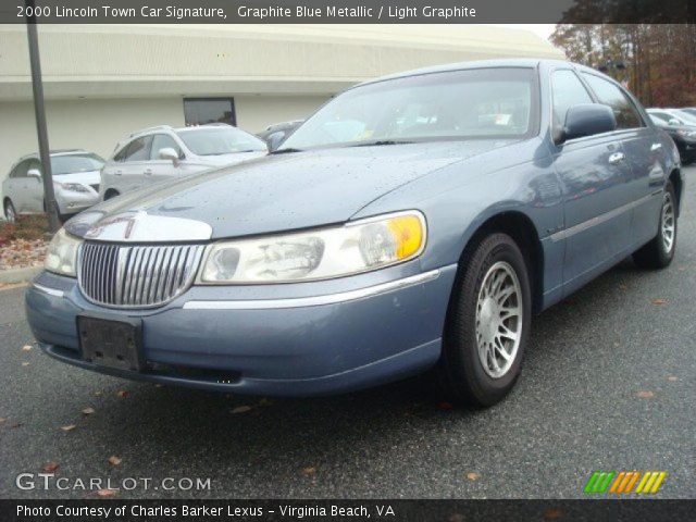 2000 Lincoln Town Car Signature in Graphite Blue Metallic