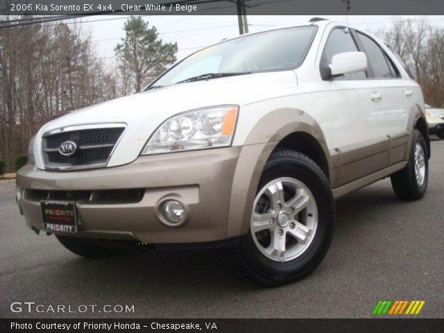 2006 Kia Sorento EX 4x4 in Clear White