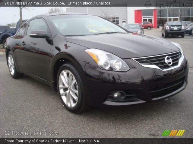 2010 Nissan Altima 3.5 SR Coupe in Crimson Black