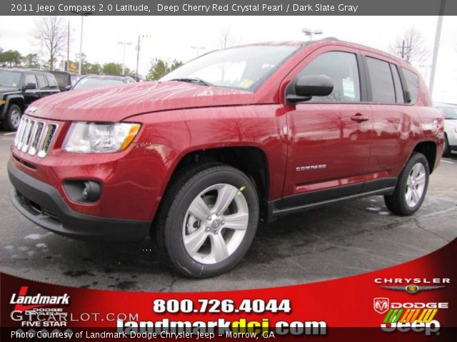 2011 Jeep Compass 2.0 Latitude in Deep Cherry Red Crystal Pearl