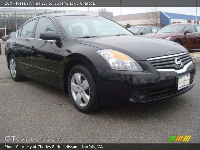 2007 Nissan Altima 2.5 S in Super Black
