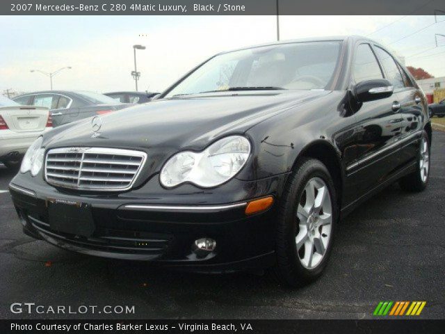 2007 Mercedes-Benz C 280 4Matic Luxury in Black