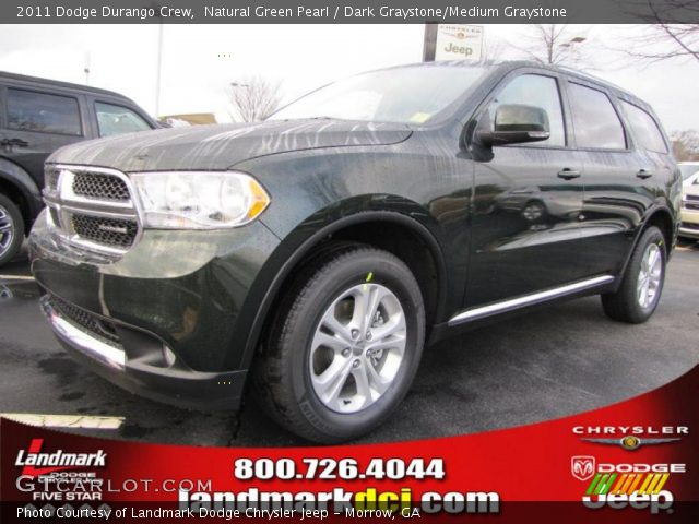 2011 Dodge Durango Crew in Natural Green Pearl