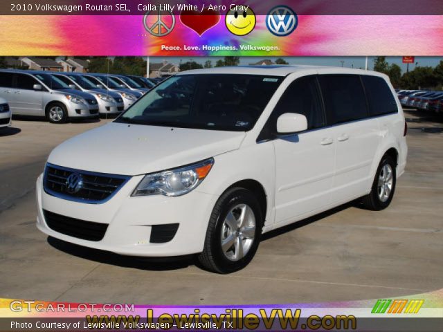 2010 Volkswagen Routan SEL in Calla Lilly White