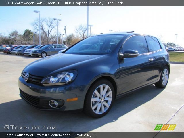 2011 Volkswagen Golf 2 Door TDI in Blue Graphite Metallic