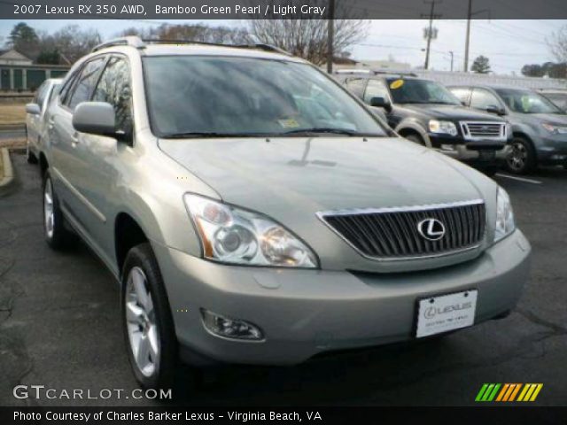 2007 Lexus RX 350 AWD in Bamboo Green Pearl